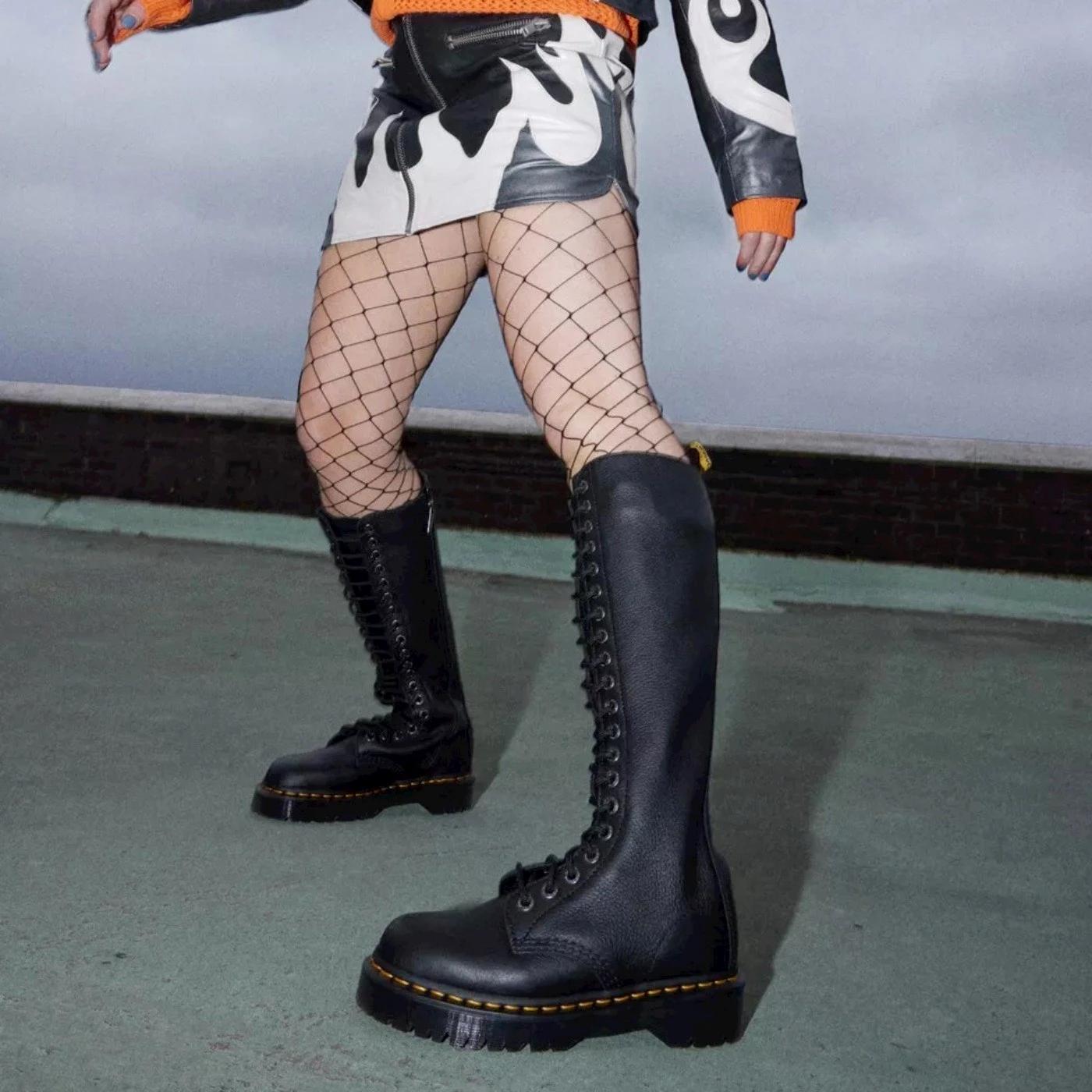 Dr. Martens 1B60 Bex stivale donna in pelle pisa nera 