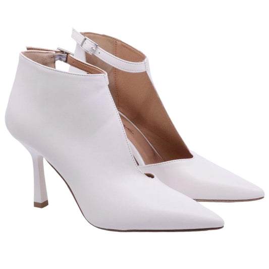 Stivaletto donna Ranyé 4003C in pelle bianca 