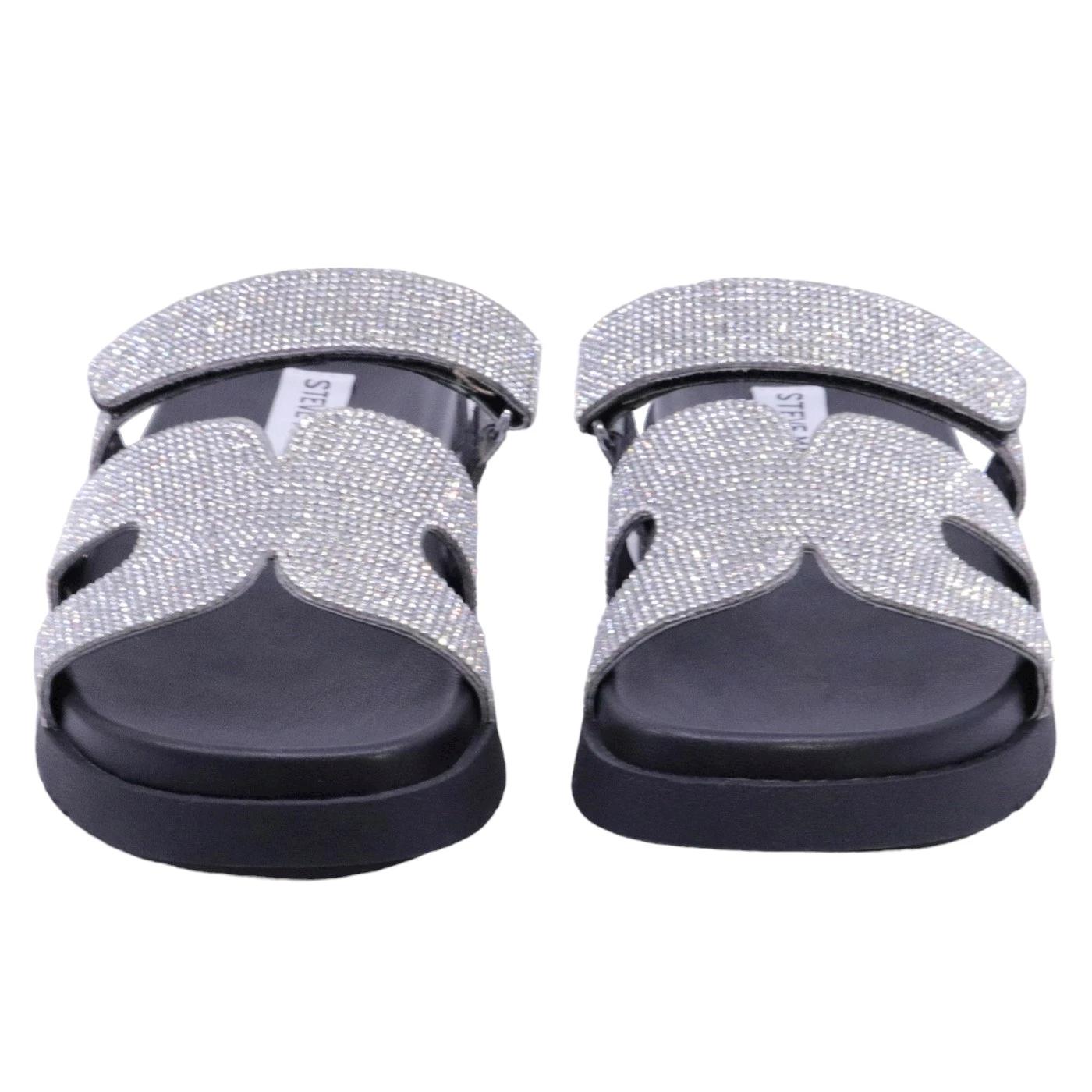 Sandalo Steve Madden Missile in similpelle argento 