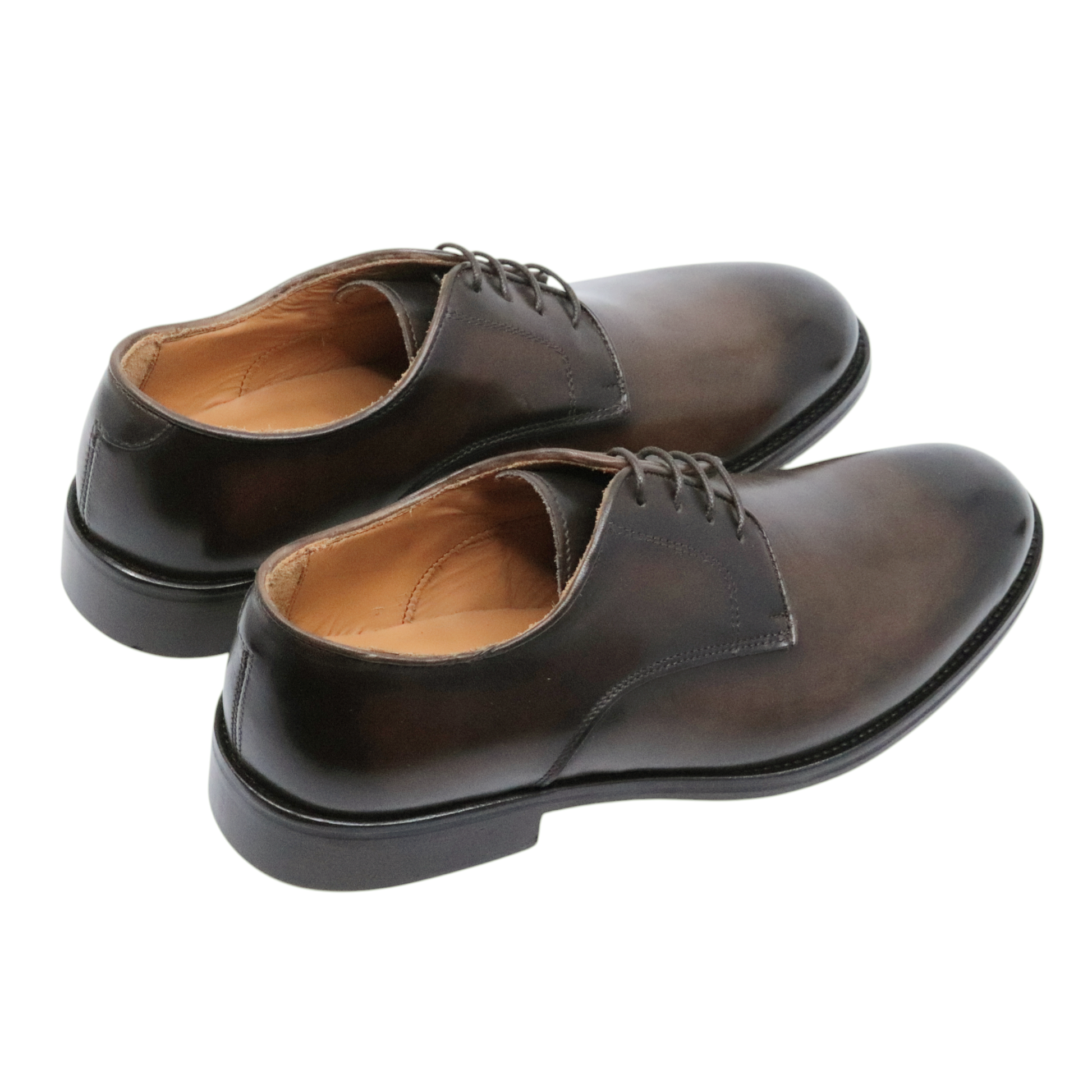 scarpa derby uomo in pelle marrone 901CRUSTSUDAN CRISPINIANO