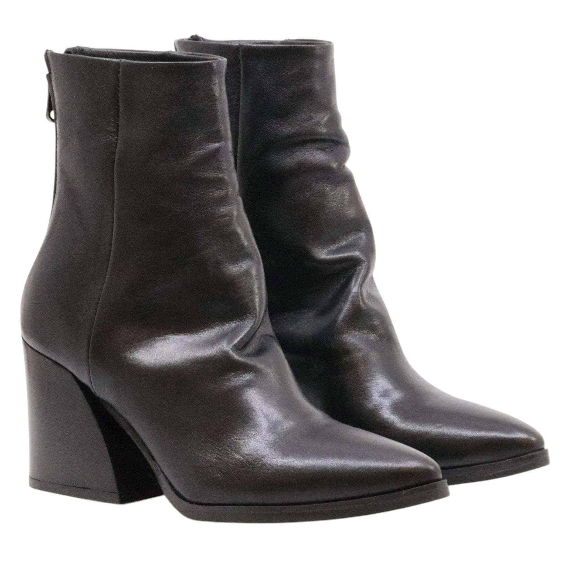 Curiositè 1636 stivaletto donna pelle nero 