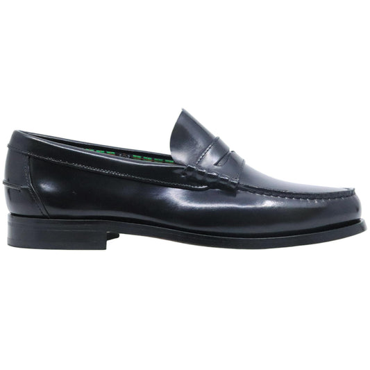 Mocassino uomo Saxone of Scotland COLL 30 in pelle nero 