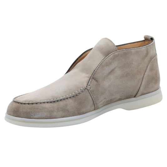 Polacchino uomo senza lacci Rossano Bisconti 358 in camoscio antilope 