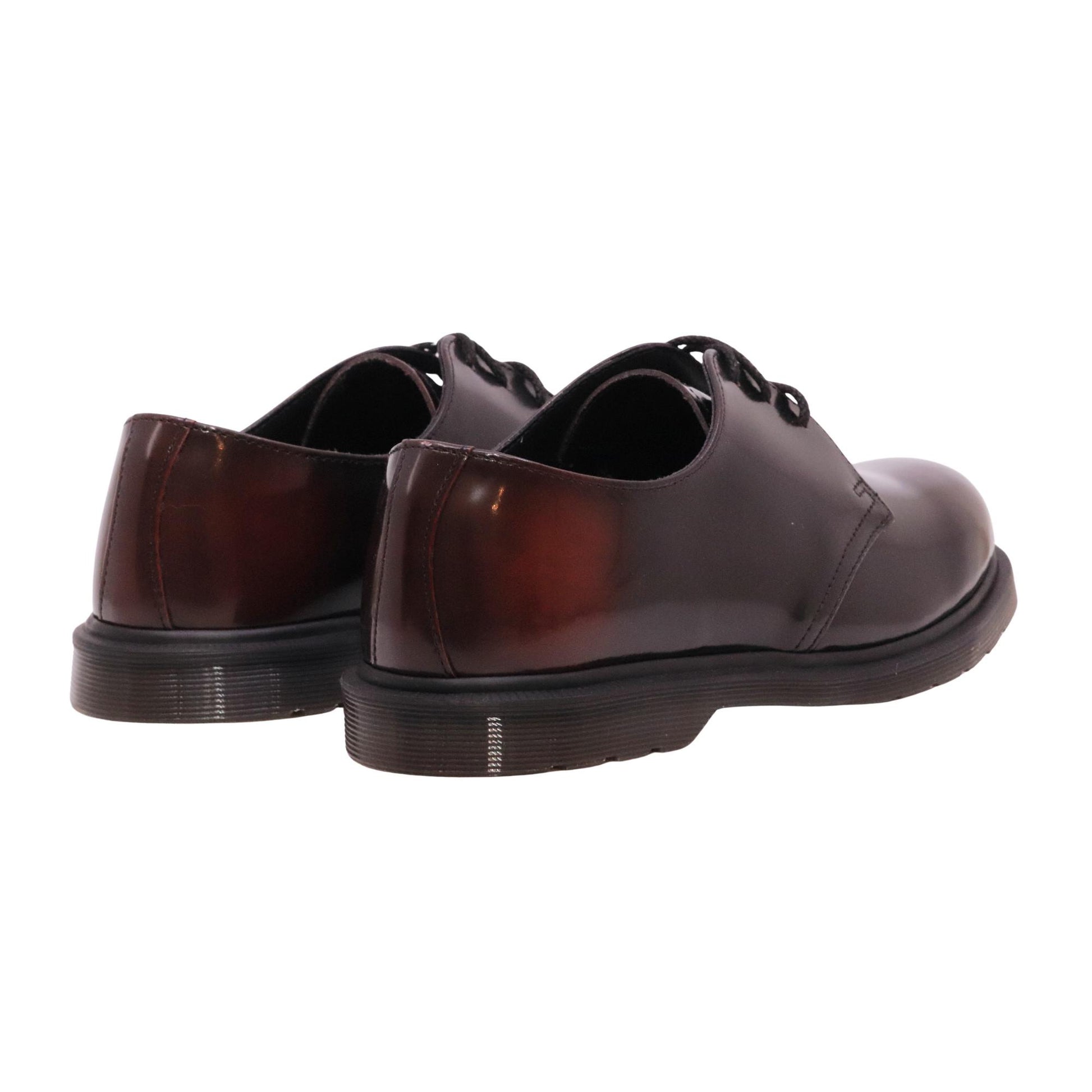 Dr Martens Mayfare 42864600 scarpa uomo in pelle rub-off rosso ciliegia 