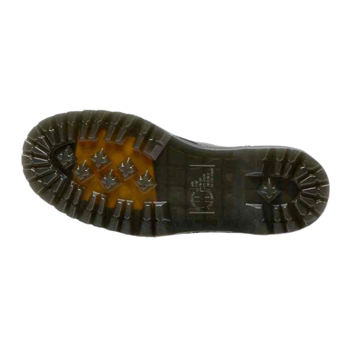 Dr Martens Adrian Mocassino donna in pelle virginia nera con nappine e frange 