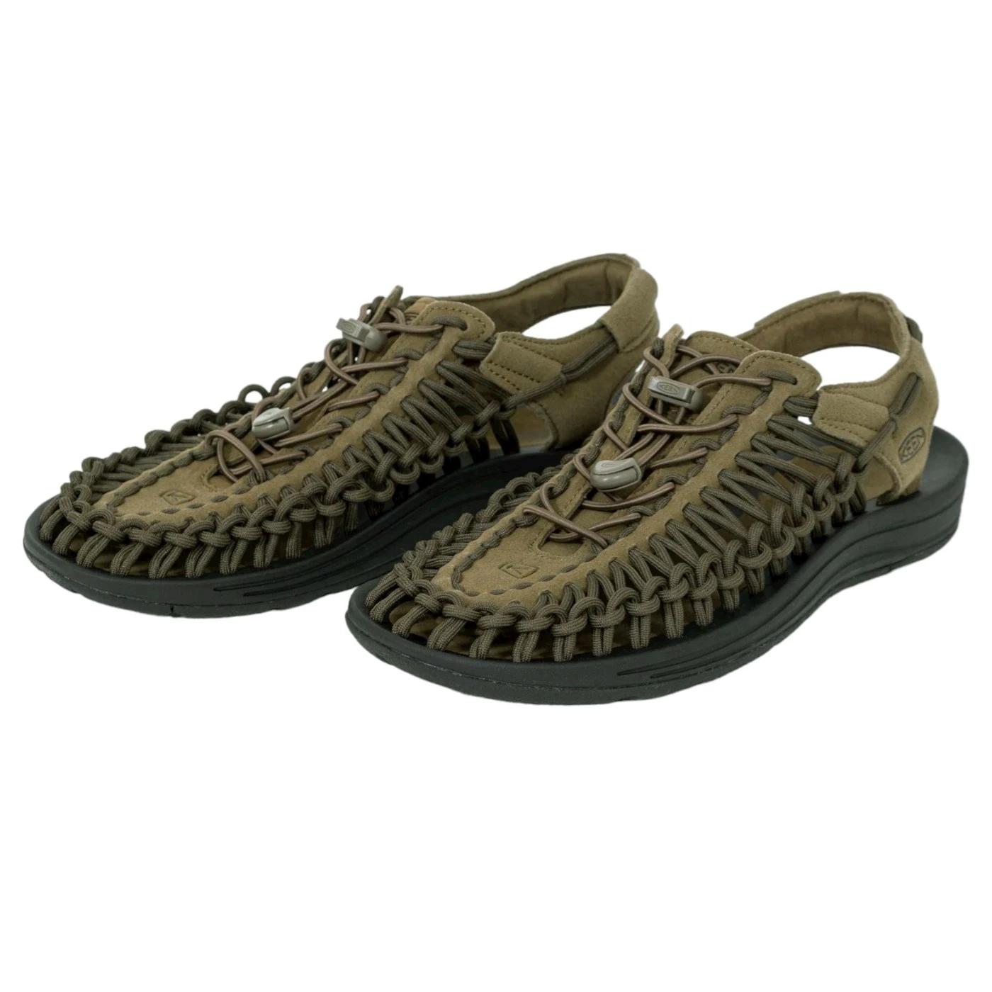 Sandalo uomo Keen Uneek 1023381 con elastico verde 