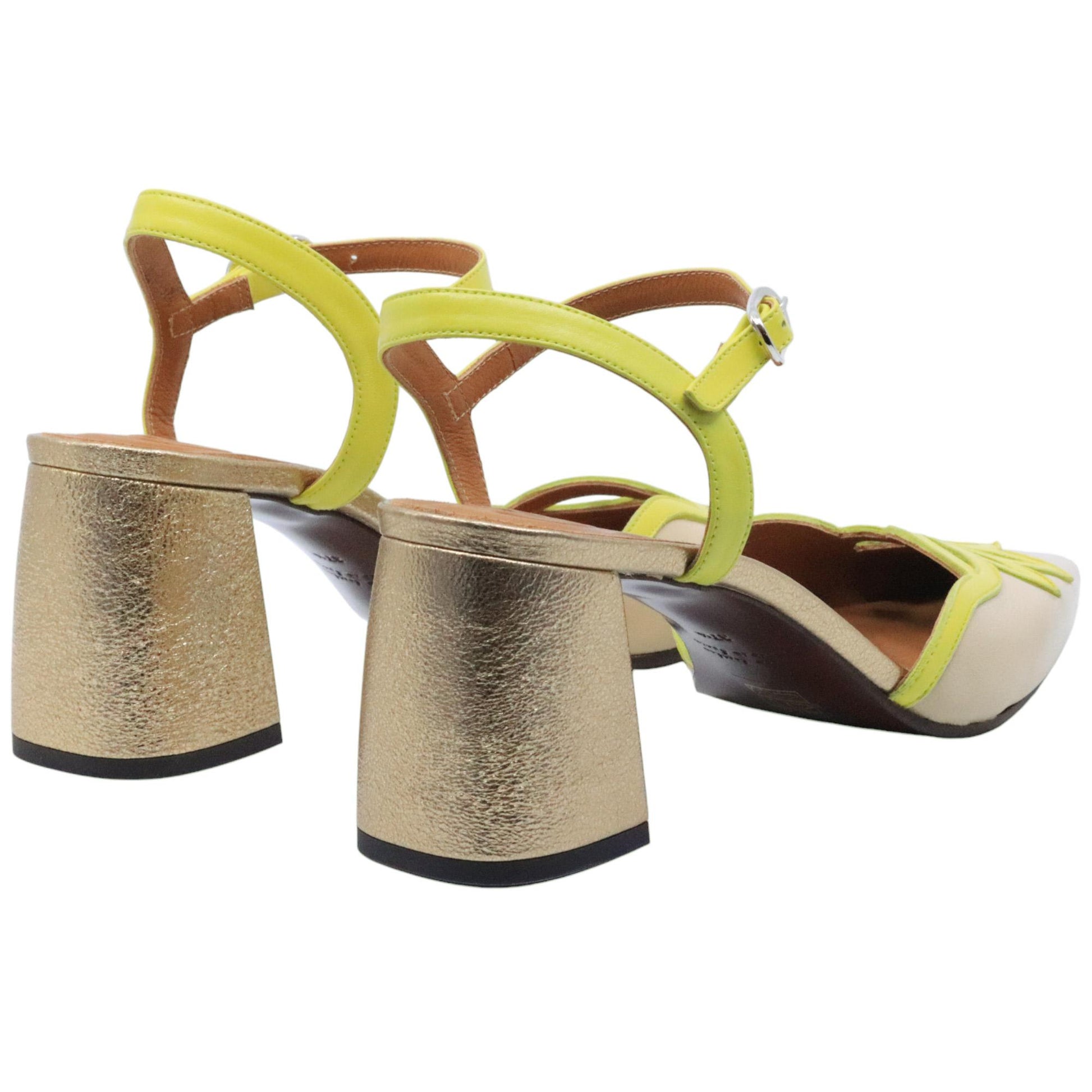 Chie Mihara Abina slingback donna in pelle crema 