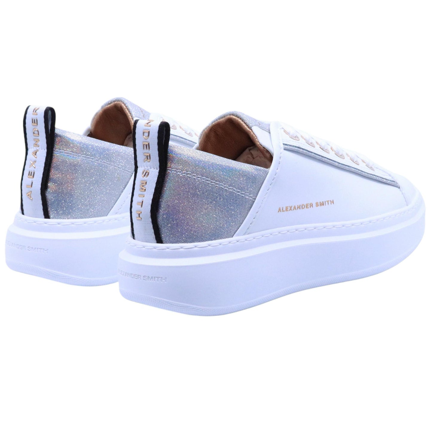 Sneaker donna Alexander Smith Wembley in pelle bianca 