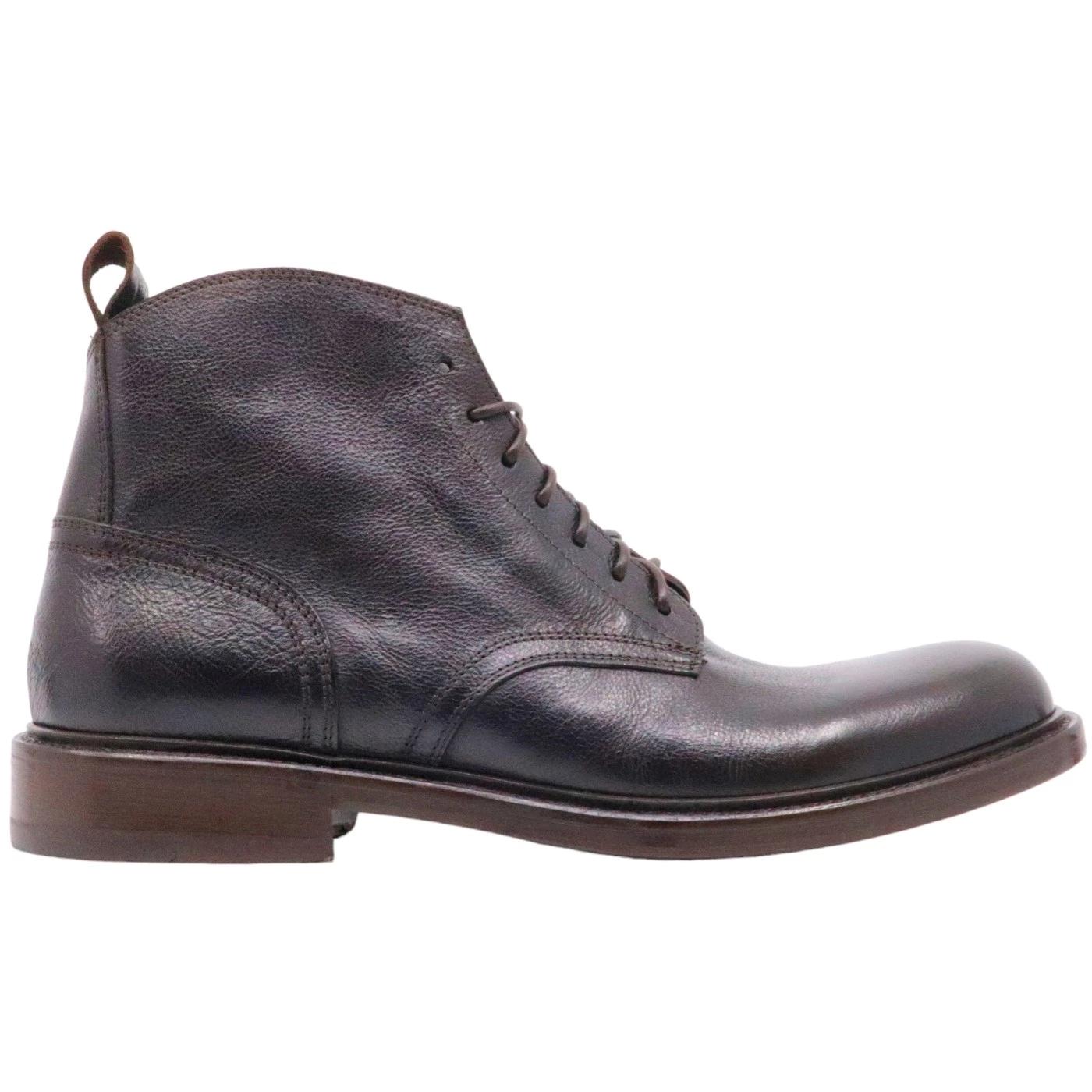 Stivaletto uomo Seboy's 5165 in pelle di colore marrone 5165-BUFALOTMORODARK BROWN SEBOY'S