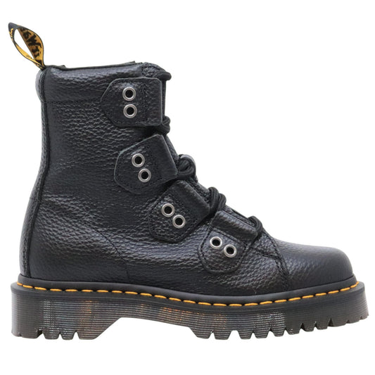 Dr. Martens 1460 Bex LTT in pelle morbida di colore nero 1460LTT4TIEBOOTBLACK DR MARTENS