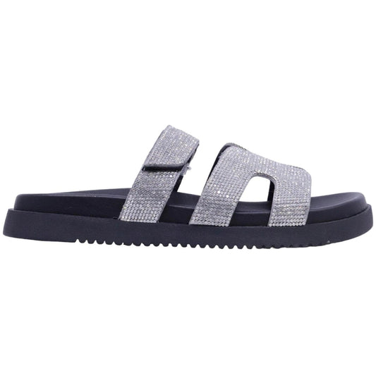 Sandalo Steve Madden Missile in similpelle argento 