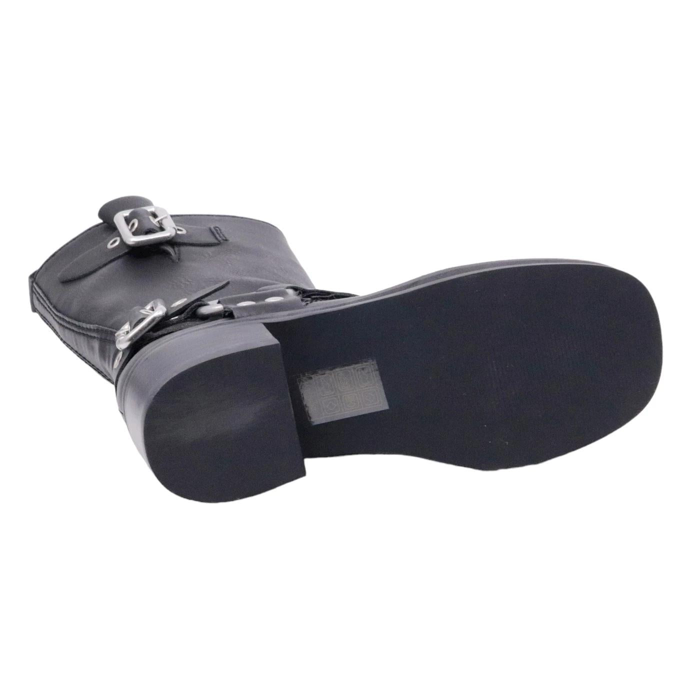 Steve Madden En-Route stivaletto donna in similpelle di coloe nero 