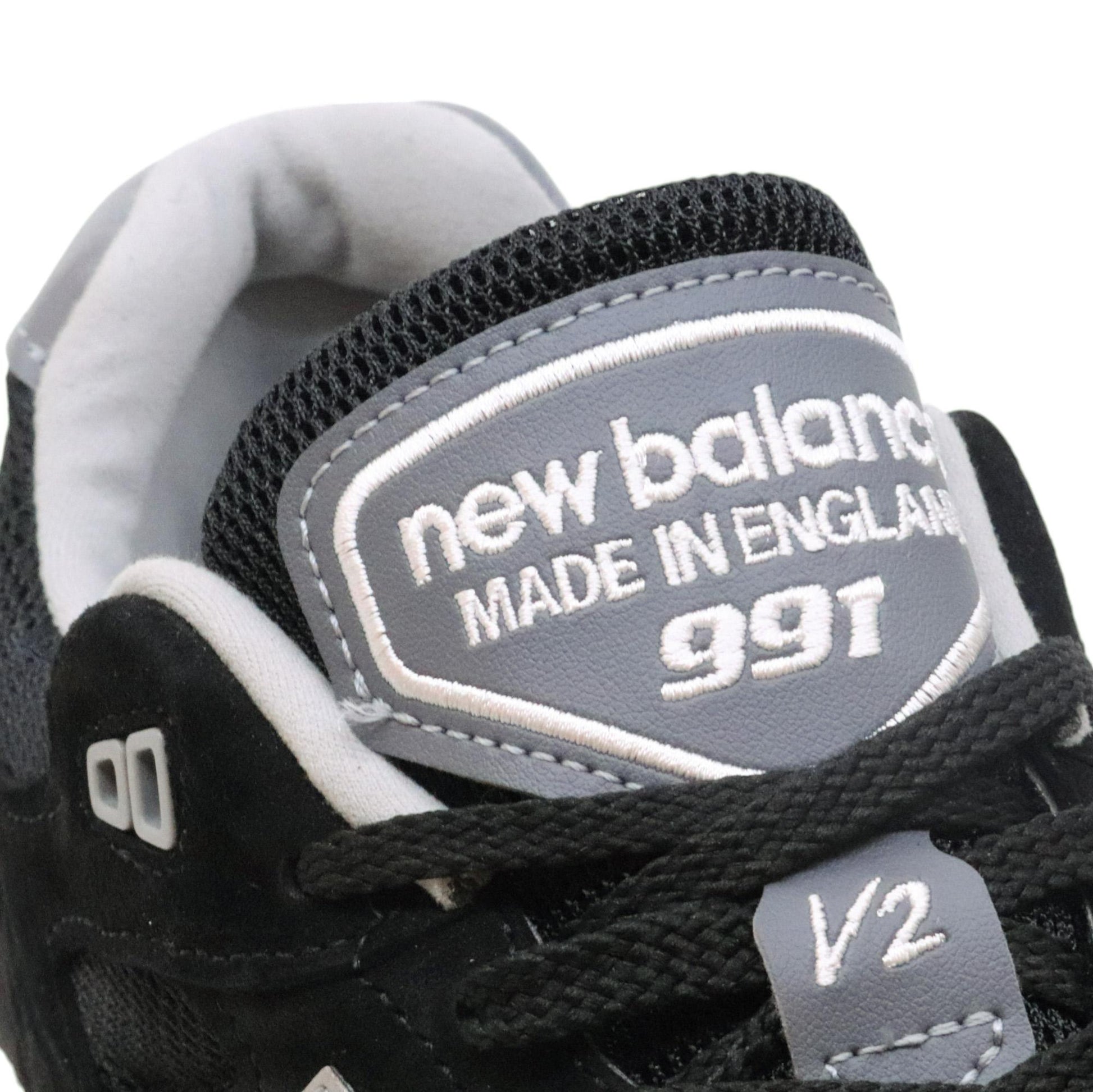 New Balance U991BK2 sneaker unisex in tessuto e camoscio nero 