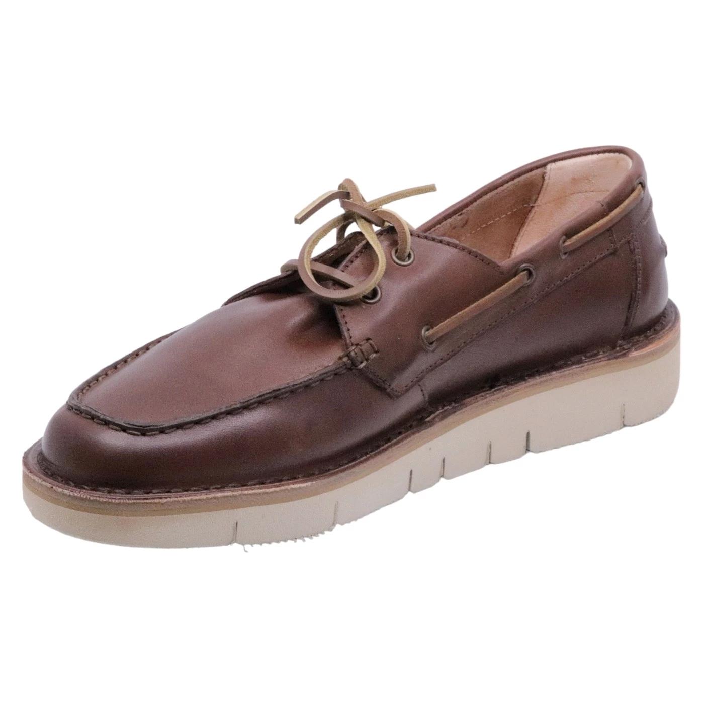 Astorflex Boatflex scarpa da barca in pelle di colore marrone 