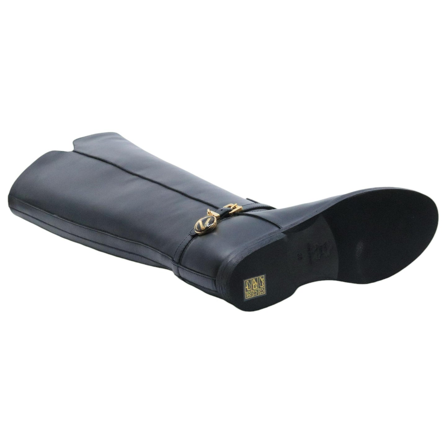 Stivale Via Roma 15 4252 in pelle nera 