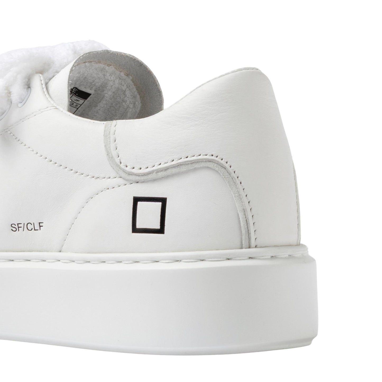 D.A.T.E. Sfera Calf SF-CA-WH sneaker donna in pelle bianca 