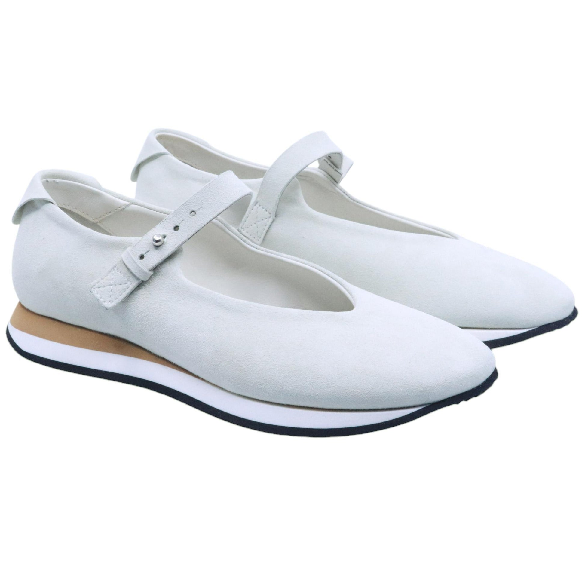 Ballerina donna Offplay Dance in camoscio latte 