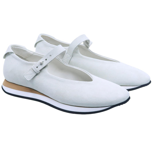 Ballerina donna Offplay Dance in camoscio latte 