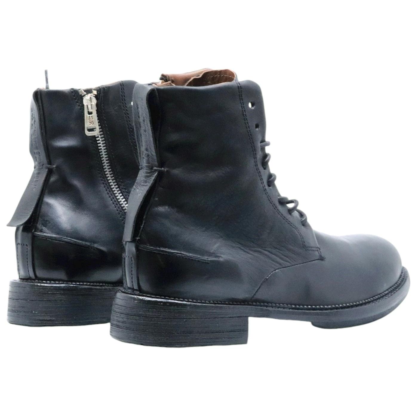 Stivaletto uomo AS98 Z18201 in pelle nera 