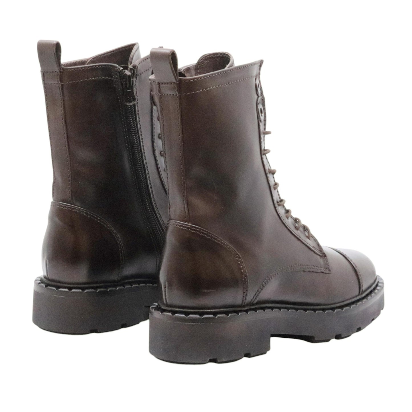 MJUS L88208 anfibio donna in pelle marrone 