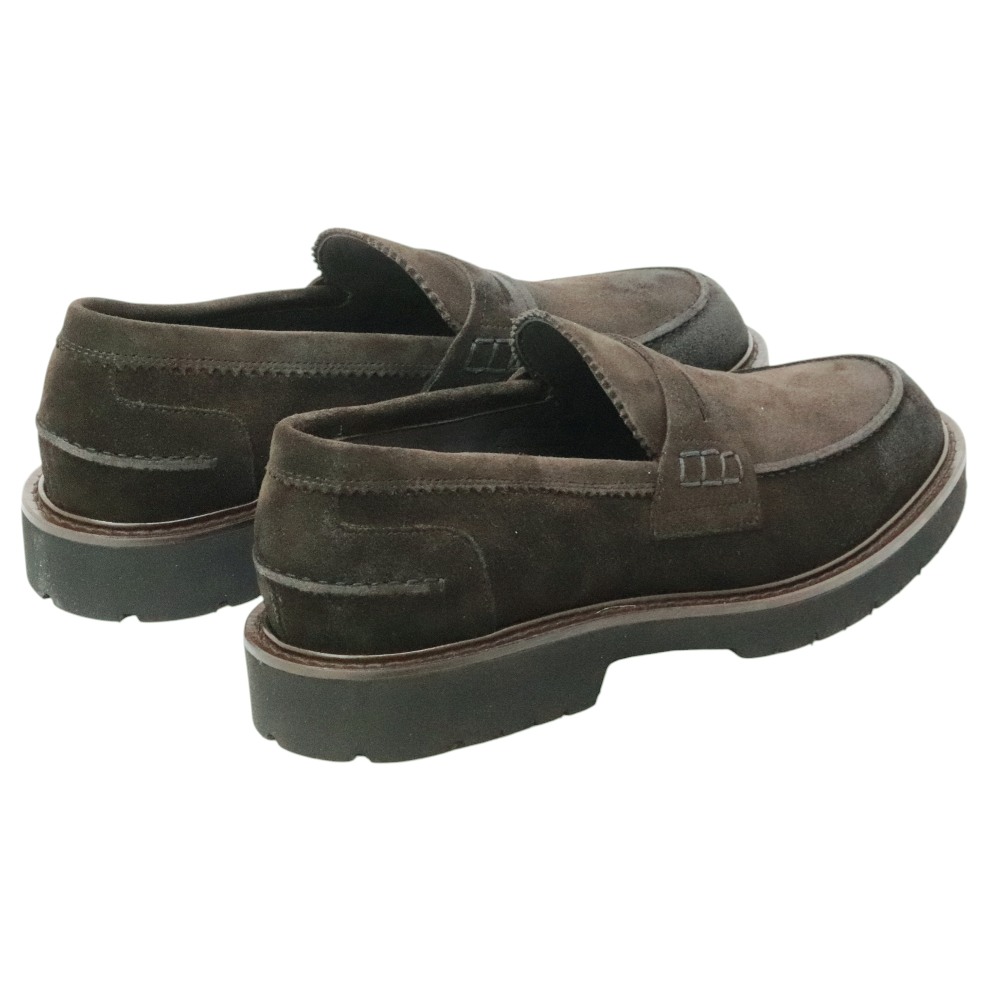 Triver Flight 730 mocassino uomo in camoscio ingrassato marrone 