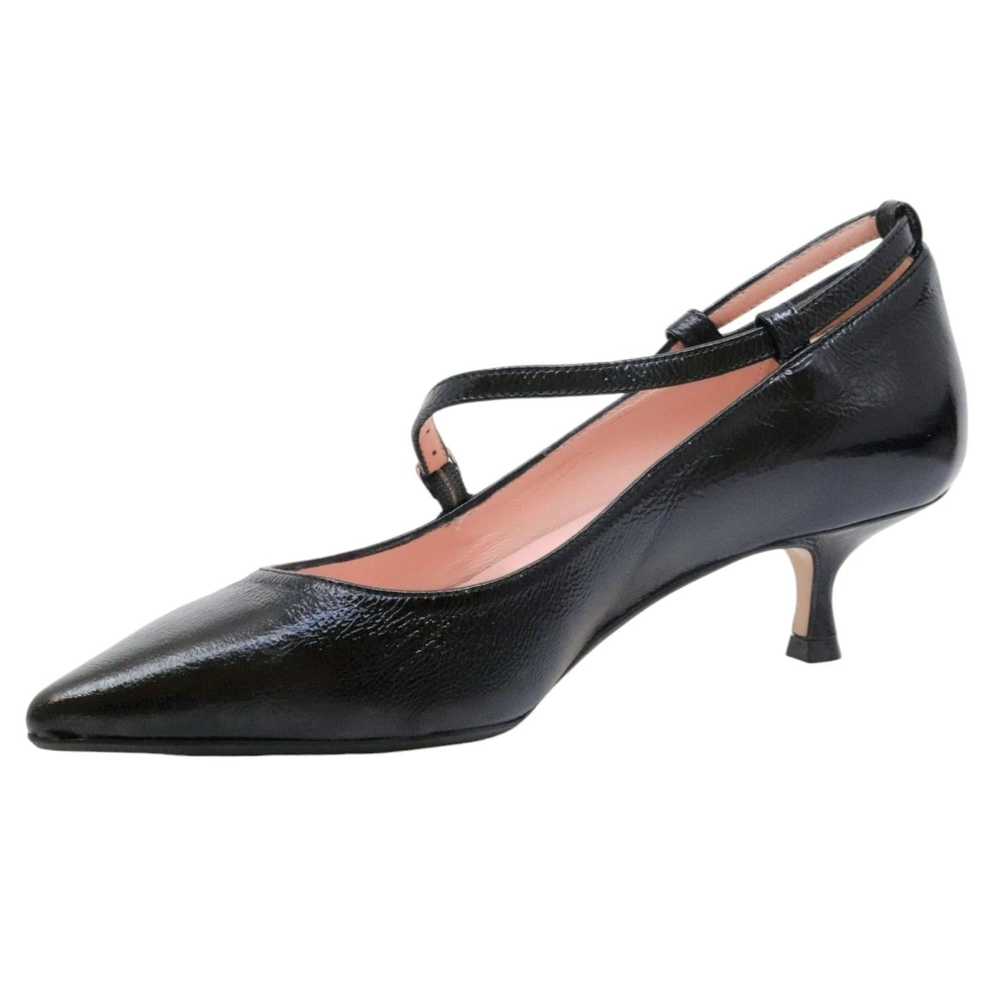 Décolleté donna Anna F 1779 in naplak nero 