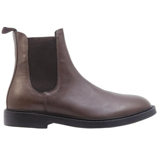 Antica Cuoieria stivaletto Chelsea Boot 22939 uomo in pelle marrone 