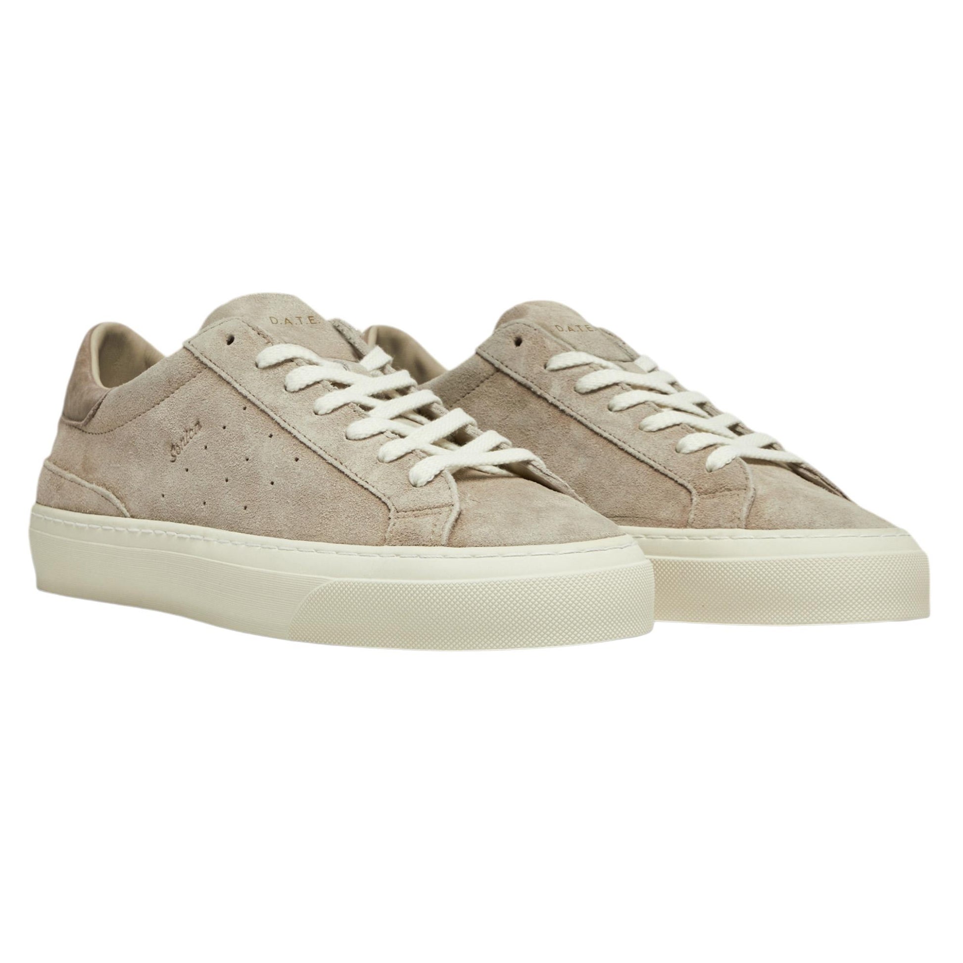 DATE Sonica Suede Tupe SO SD TA sneaker uomo in camoscio taupe 