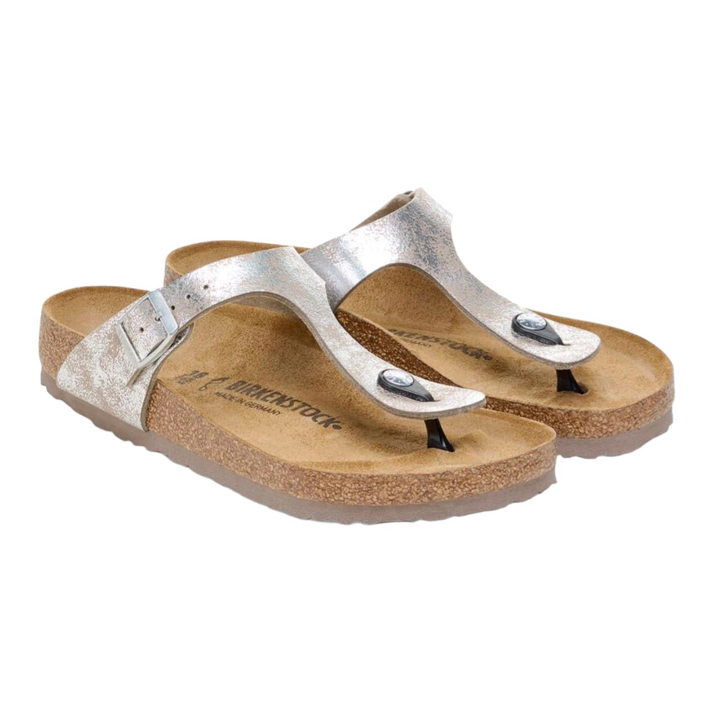 argento metallico GIZEH-SYN-WASMETSILVERSILVER BIRKENSTOCK