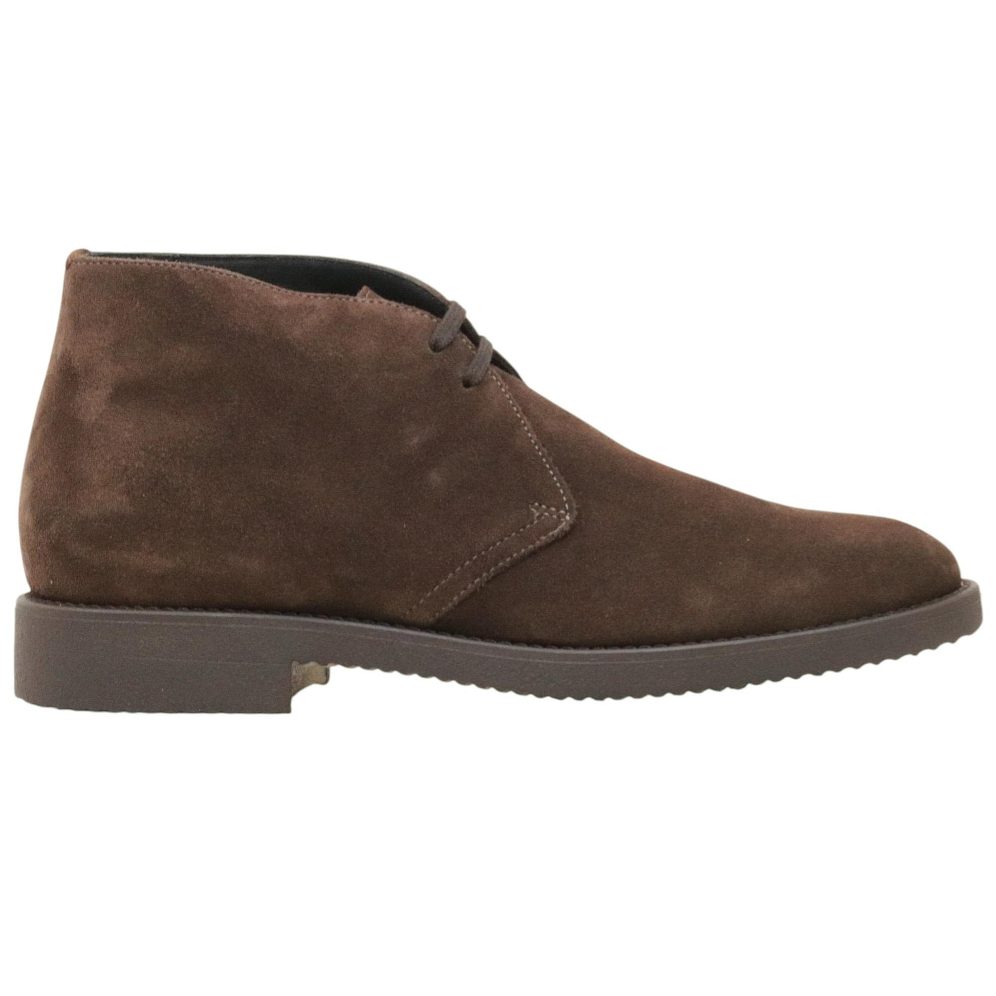 Antica Cuoieria 17671 polacchino uomo in camoscio testa di moro<BR/> 