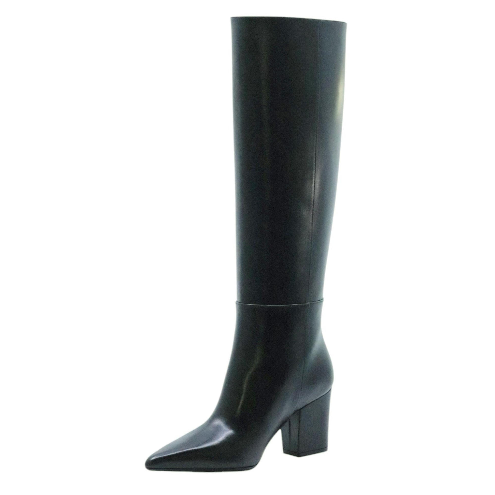 Anna F 9970 stivale donna in pelle nera 