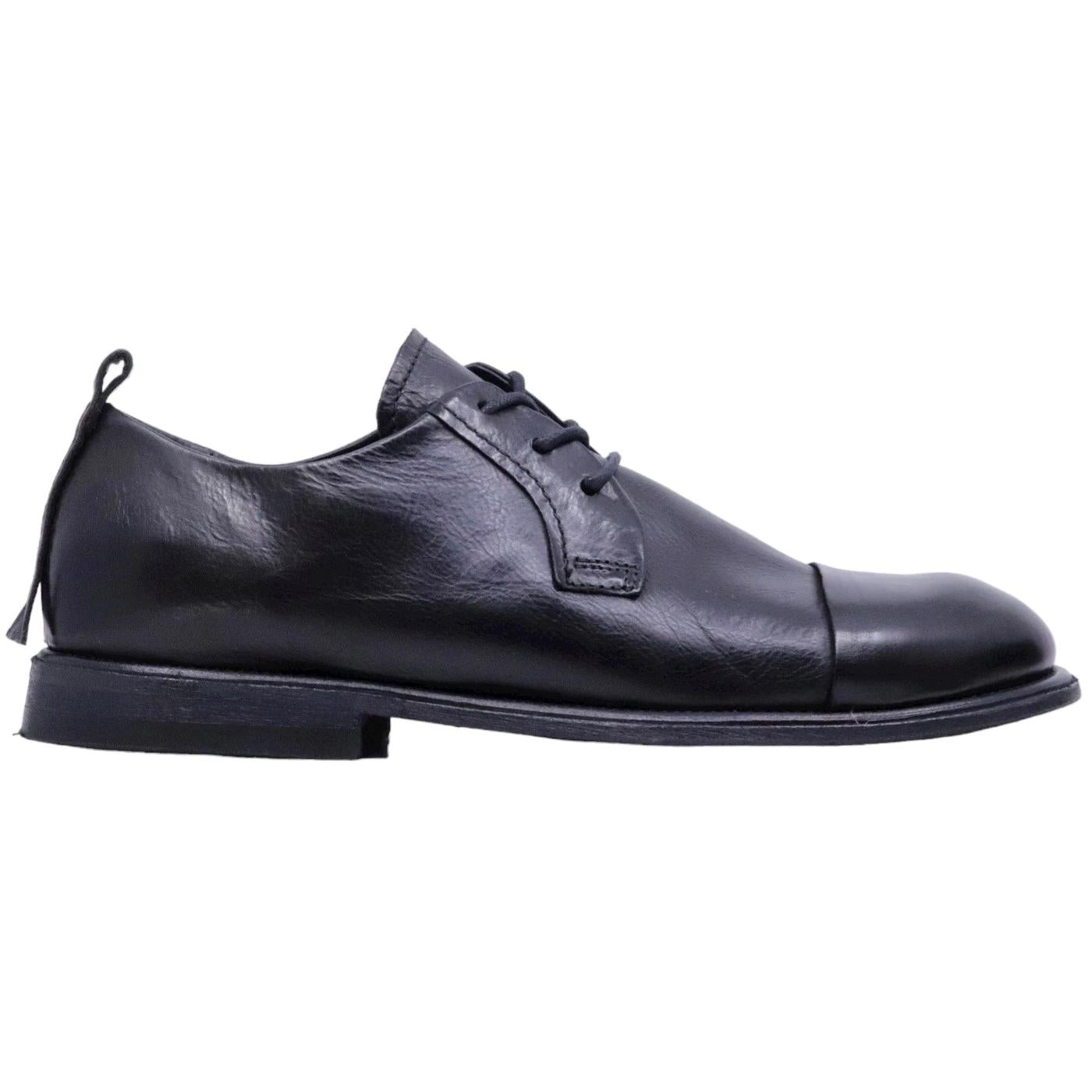 AS98 Antol U97105 scarpa allacciata uomo in pelle nera 