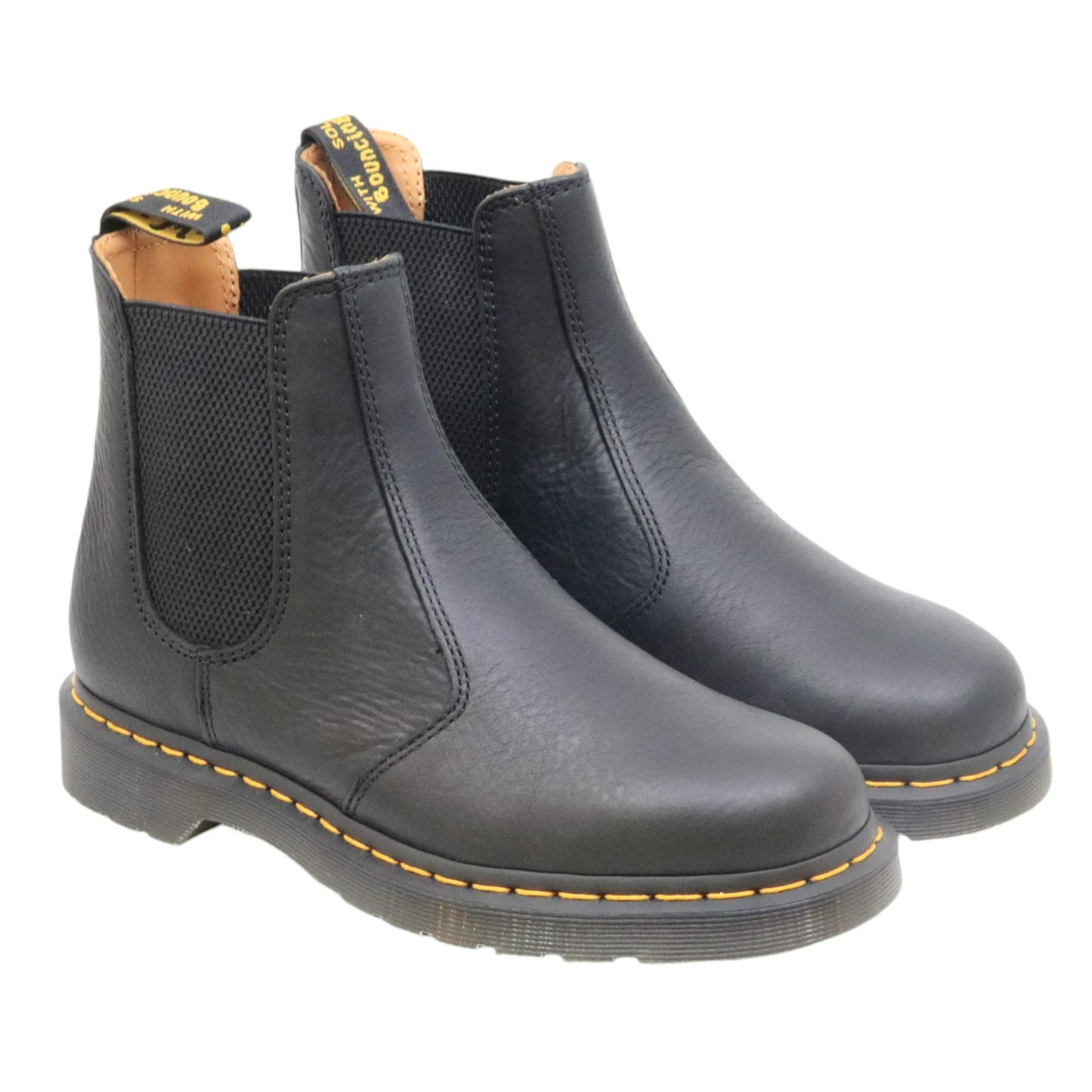 Dr. Martens 2976 YS chelsea boot uomo pelle nera ambassador 2976AMBASSADORBLACK DR MARTENS