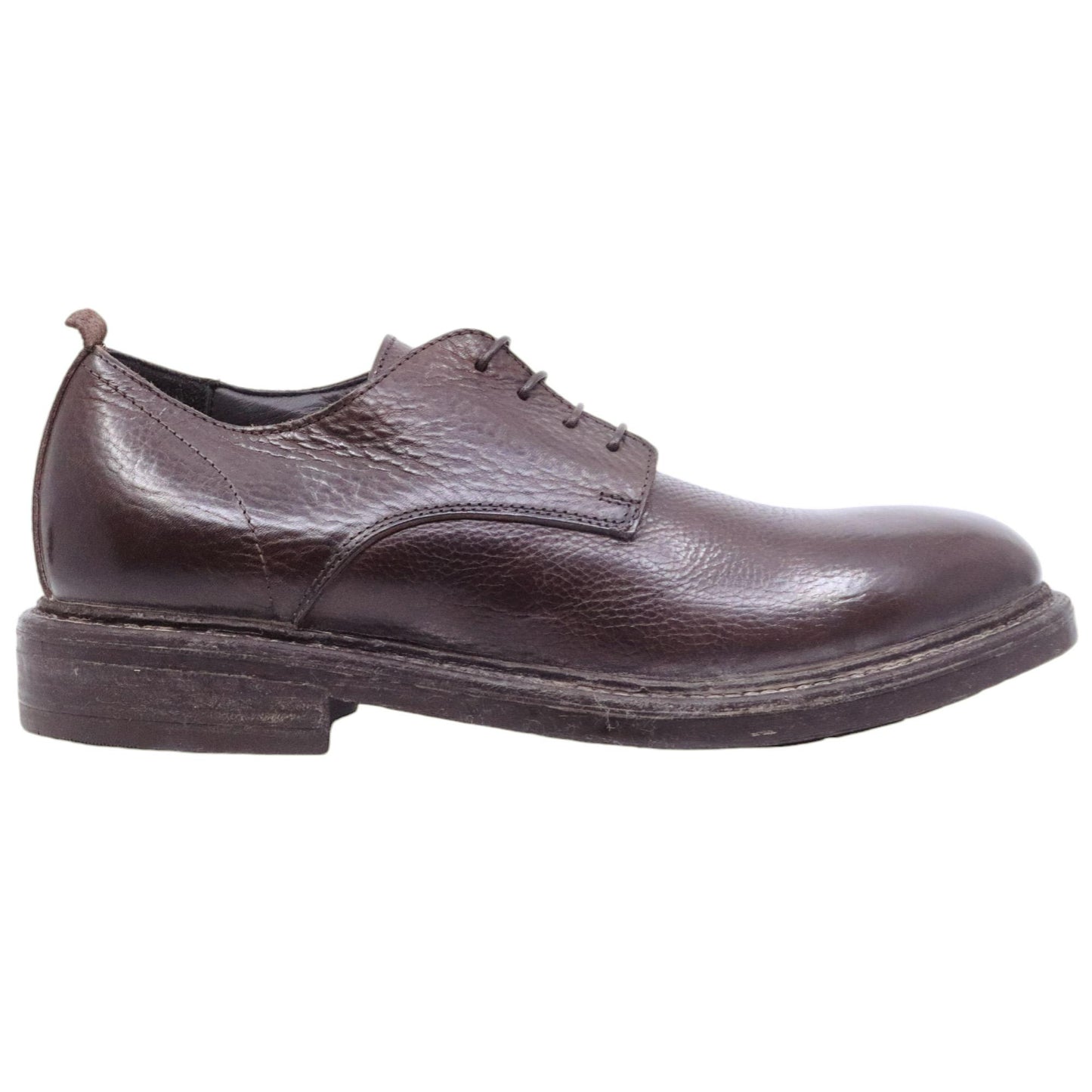 Moma 52403A scarpa derby uomo in pelle marrone 