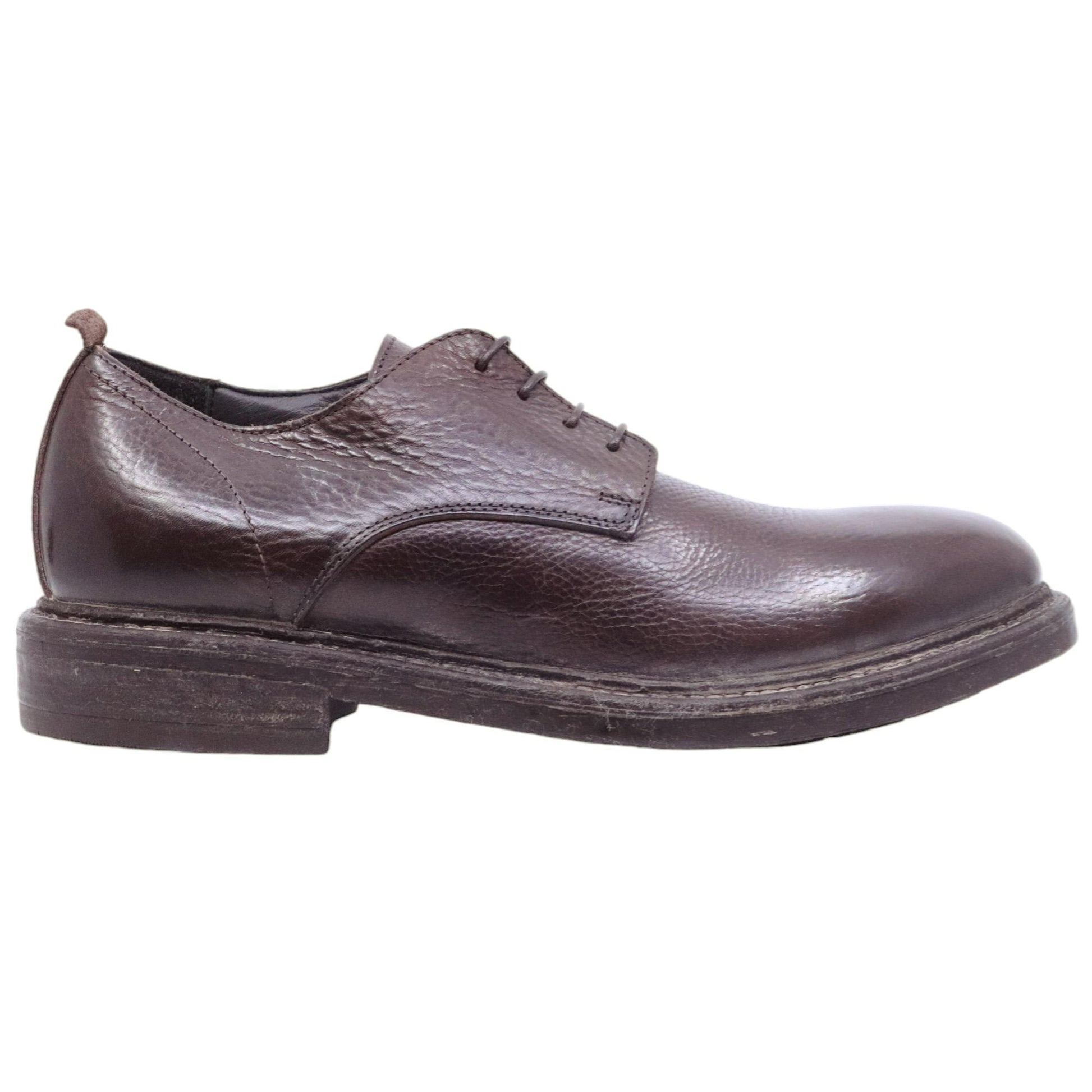 Moma 52403A scarpa derby uomo in pelle marrone 