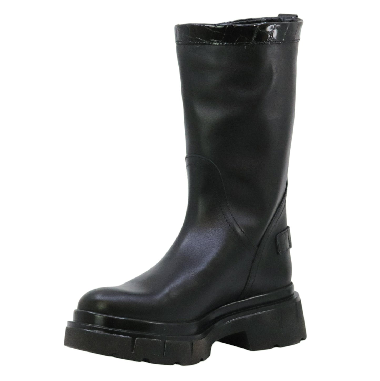 GIO+ CORA26A Combi Nero stivaletto donna in pelle nera 