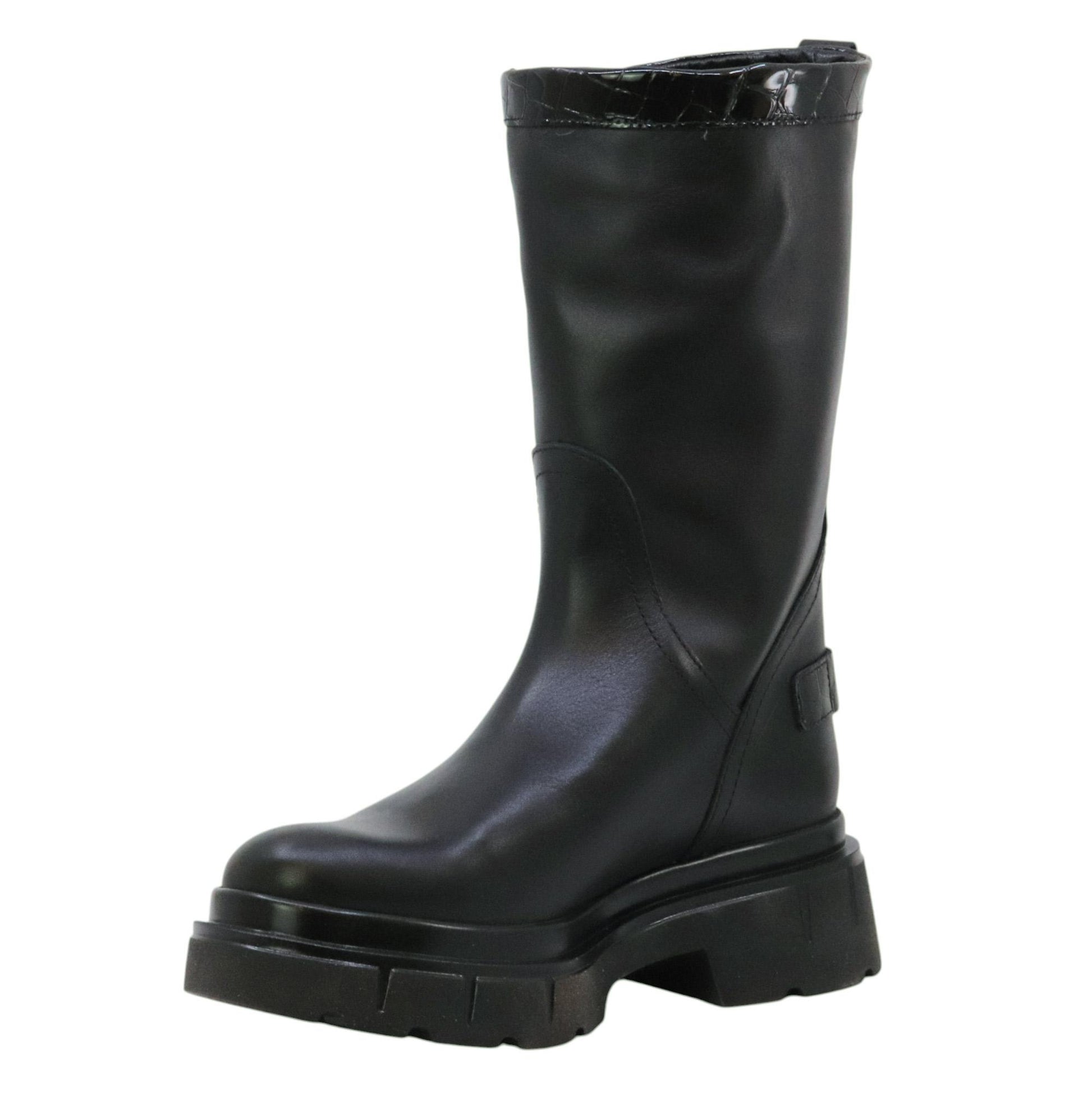 GIO+ CORA26A Combi Nero stivaletto donna in pelle nera 