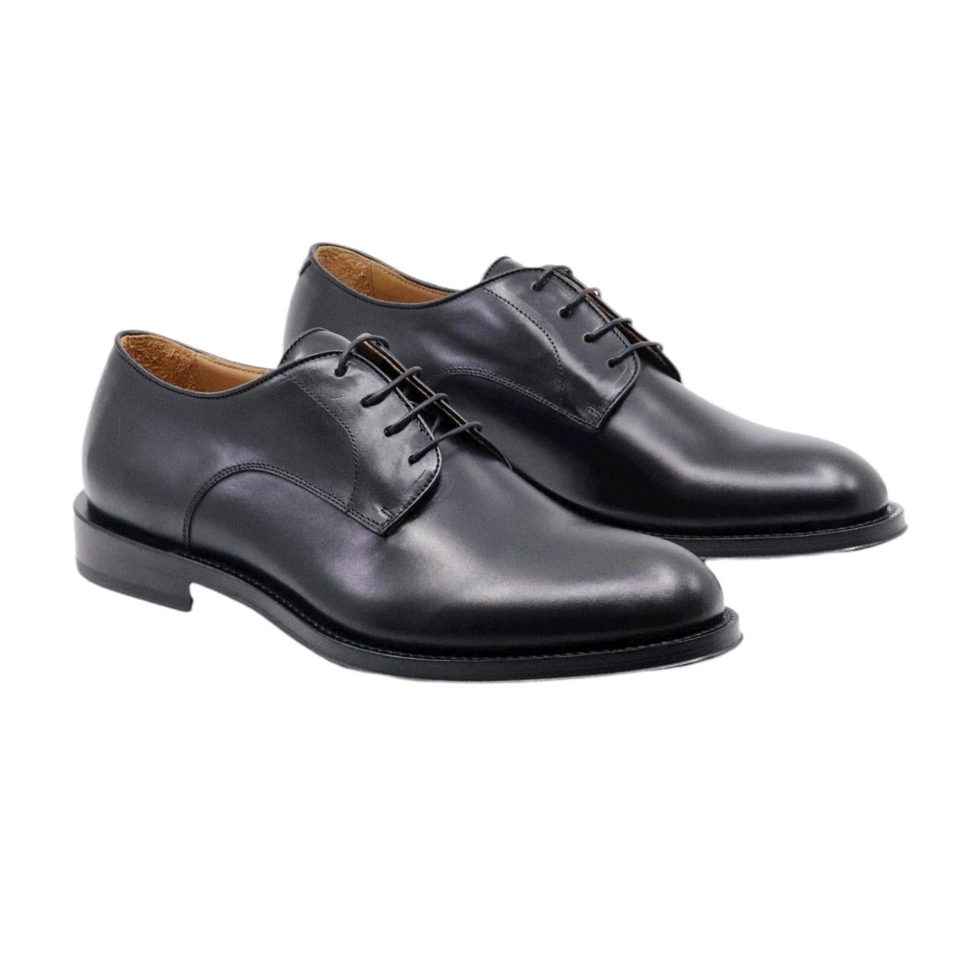 Scarpa Derby uomo Corvari in pelle nera 