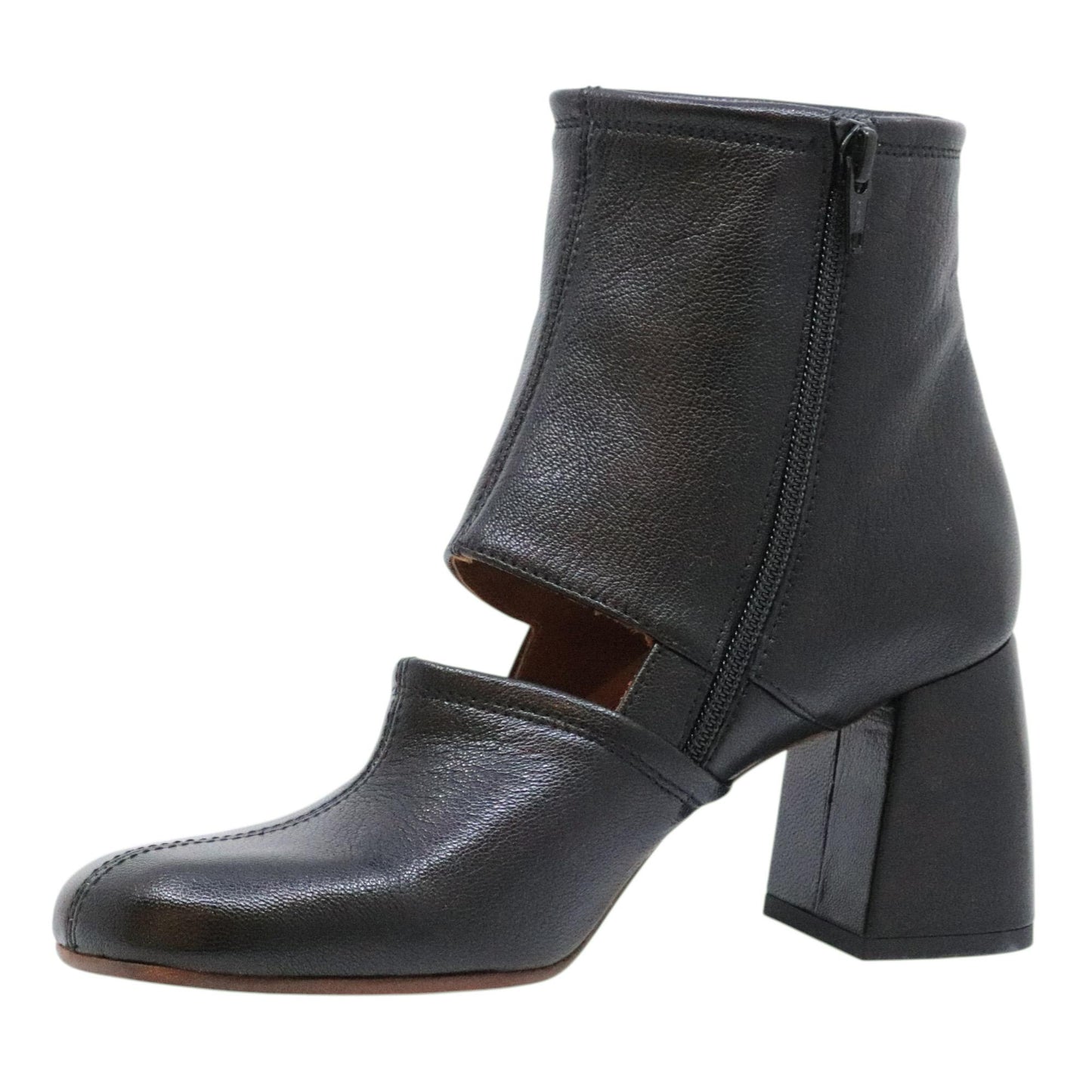 Tronchetto Chie Mihara Sonli da donna in pelle nera 