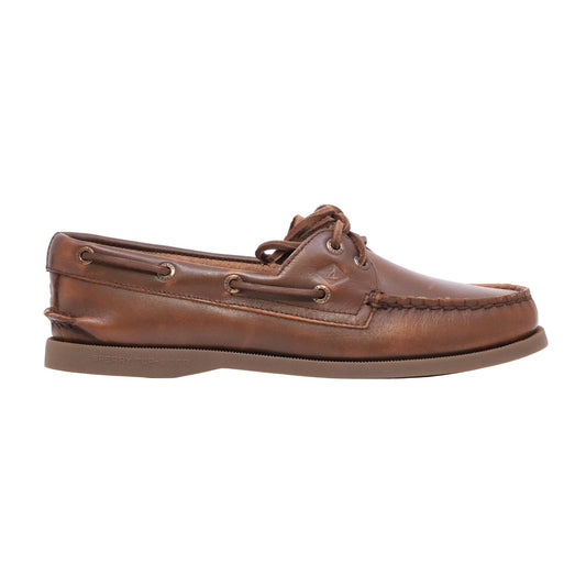 Sperry A/O 2-Eye scarpa da barca mocassino donna in pelle marrone 