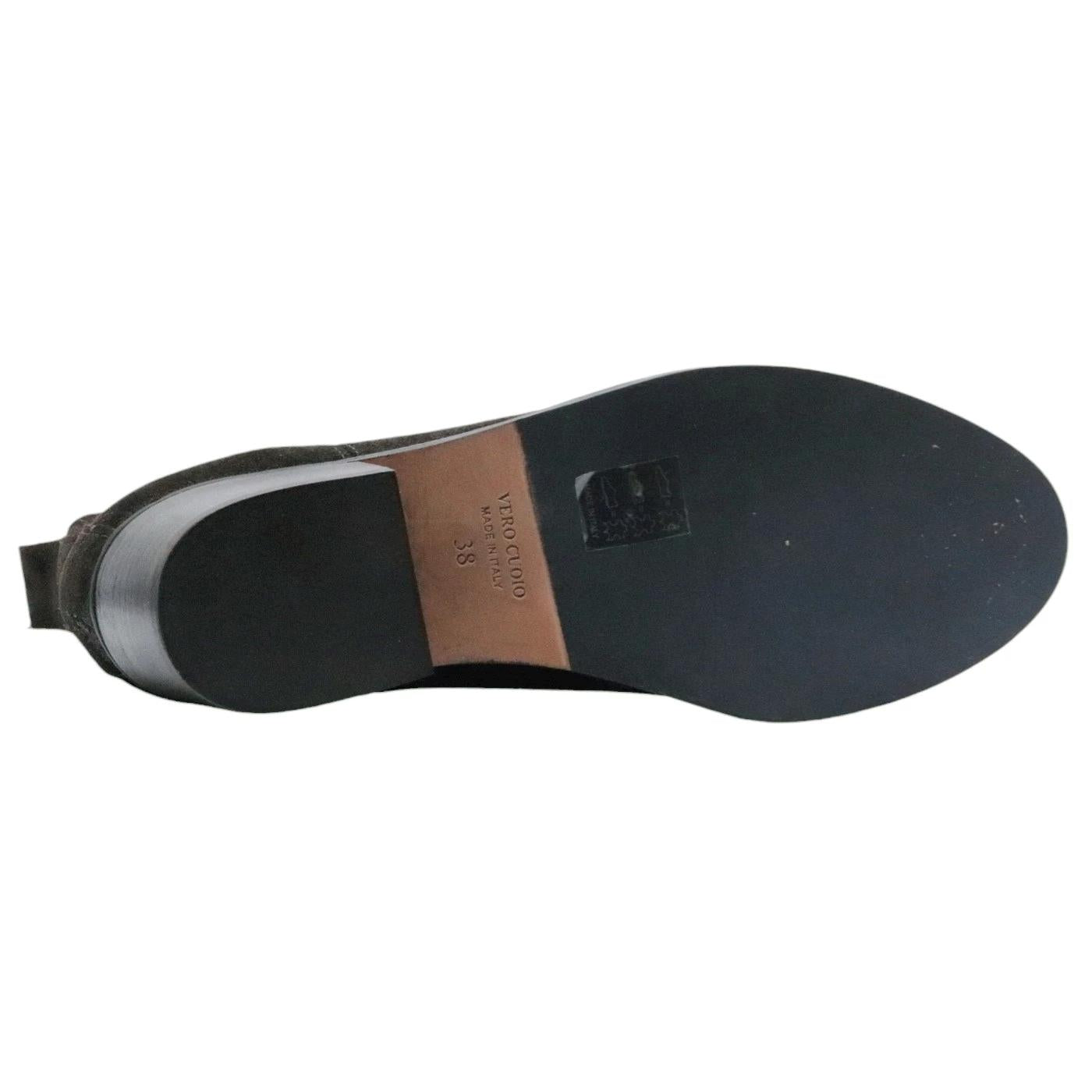 Stivaletto donna Curiositè 2372 in camoscio marrone 