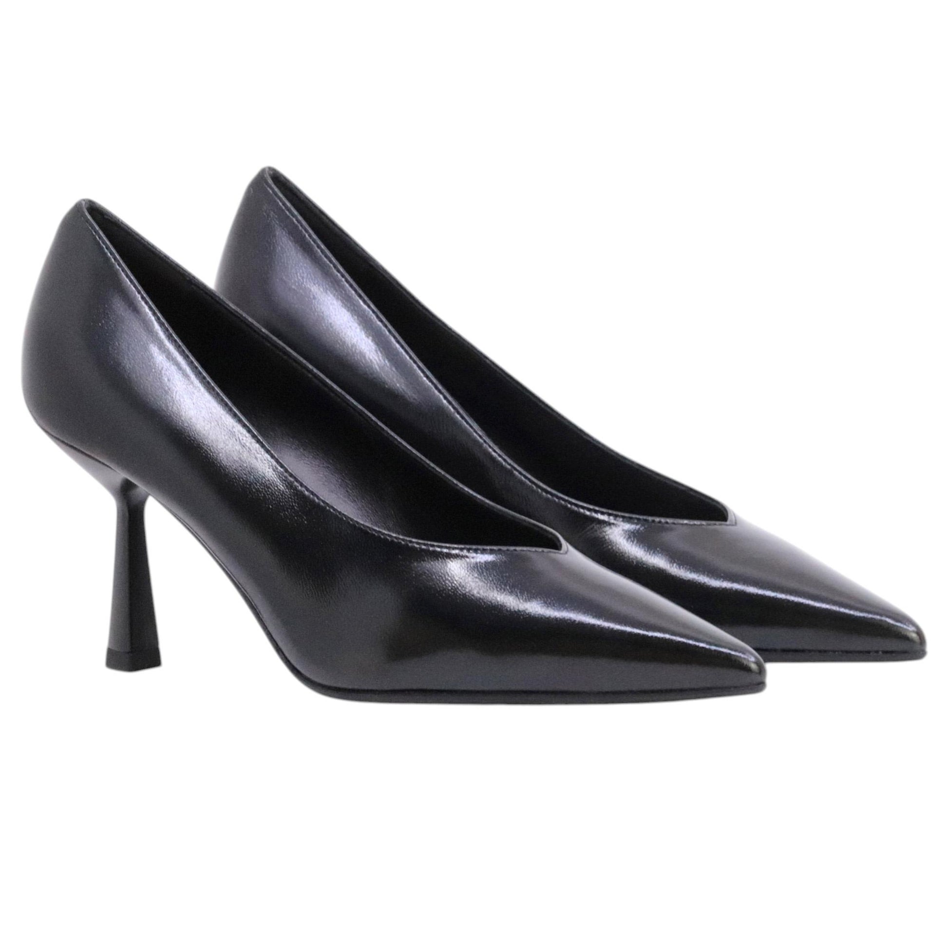 Chantal 1962 2721 décolleté donna in pelle verlux nera 