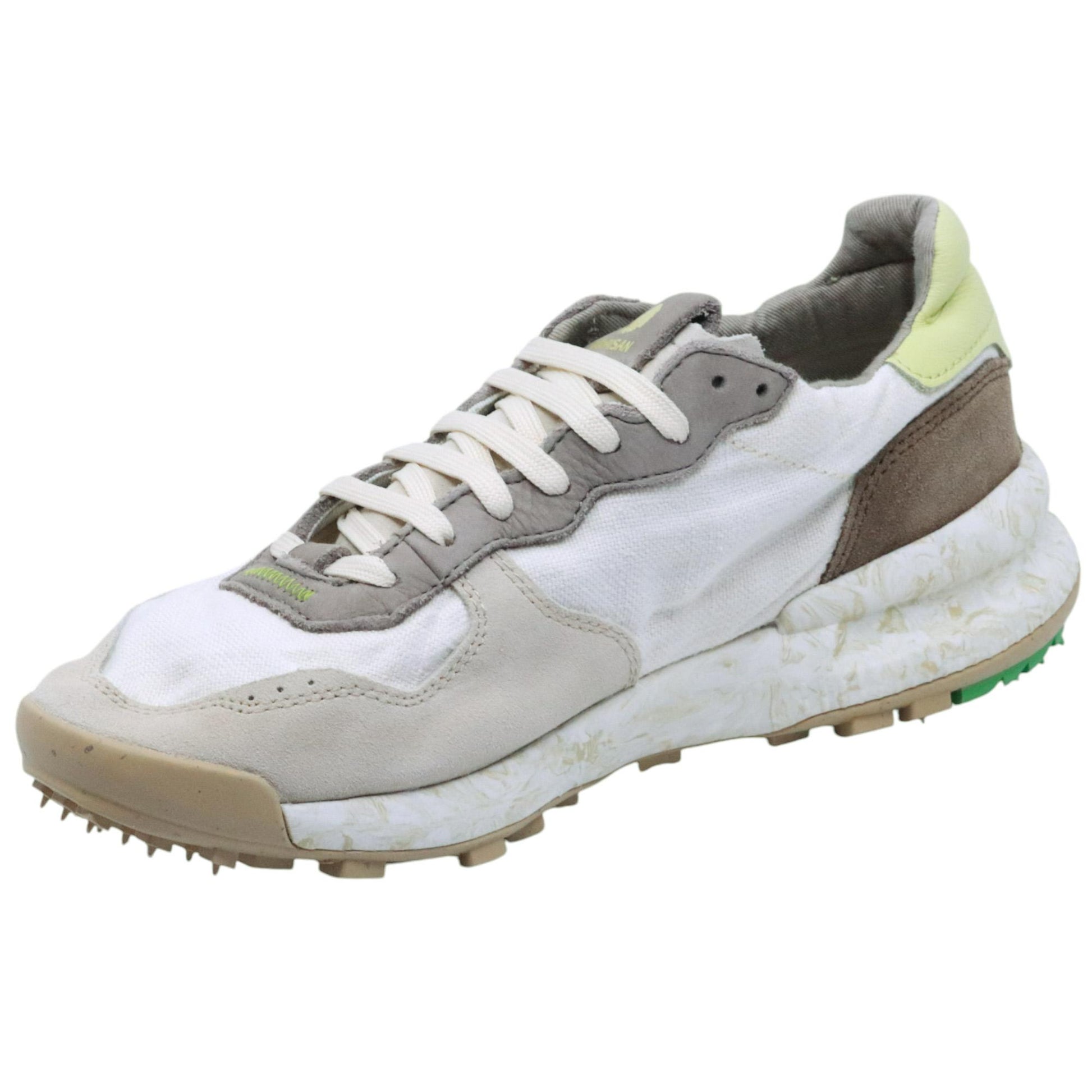 Satorisan Chacrona Linen sneaker uomo in lino bianco 