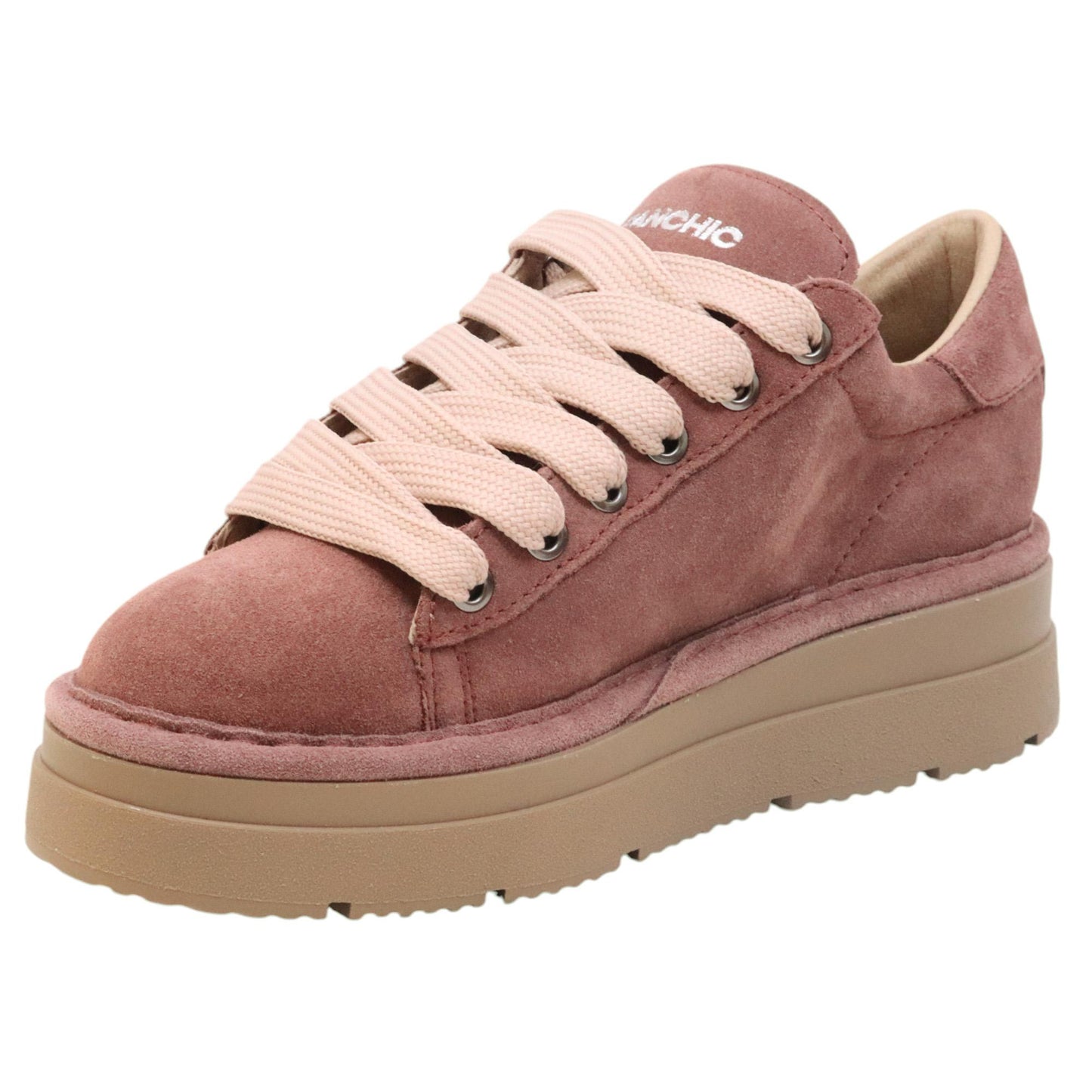 Panchic P89 sneaker donna in camoscio brownrose 