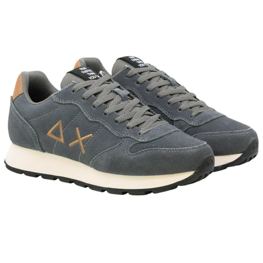 SUN68 Tom Suede Z45106 sneaker uomo in suede grigio 