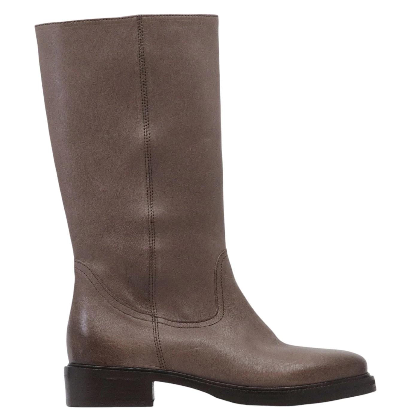 Stivaletto Curiositè 1707 da donna in pelle morbida in colore taupe 