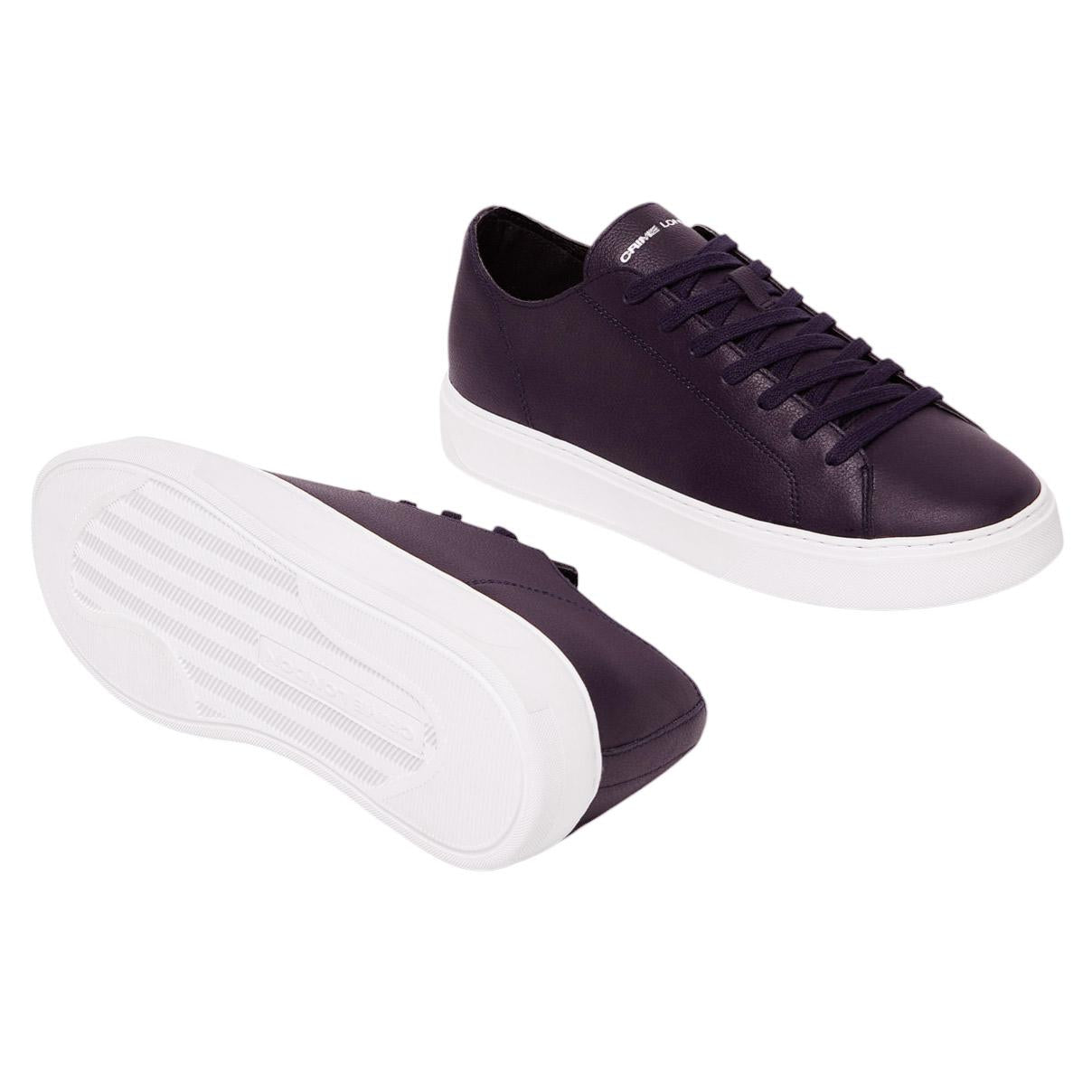 Sneaker uomo Crime London Raw Cut 17651 in pelle blu 