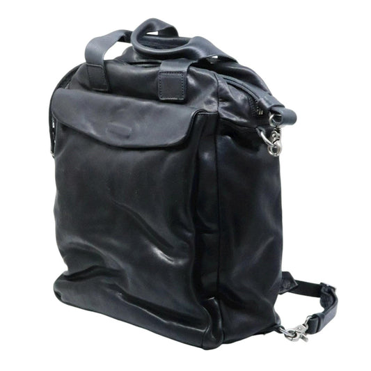 Zaino AS98 Galen in pelle nera 