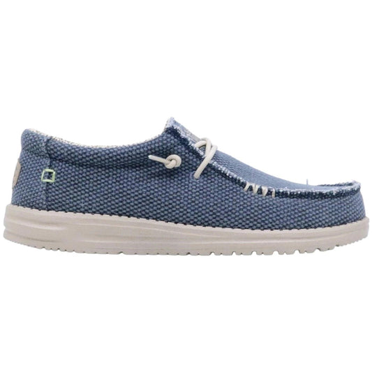 Hey Dude Wally Braided sneaker uomo in blu notte 
