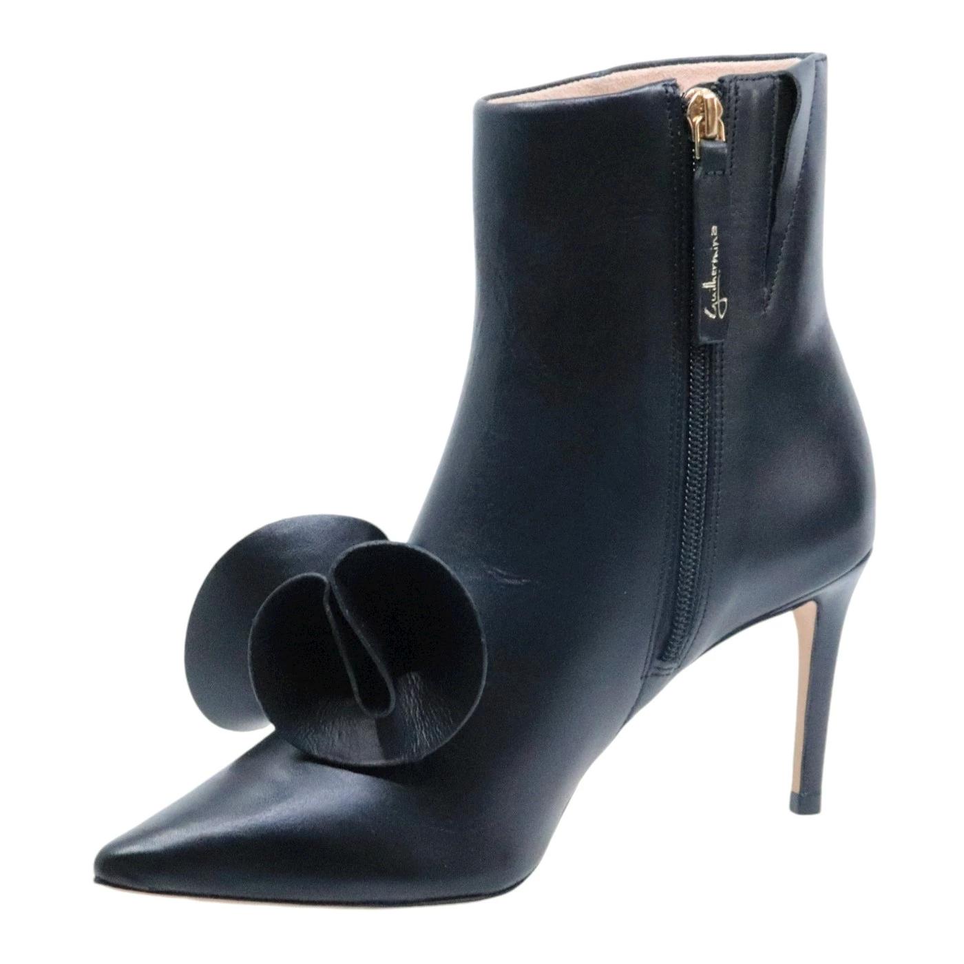 Tronchetto donna Guilhermina 2018 in pelle nera 